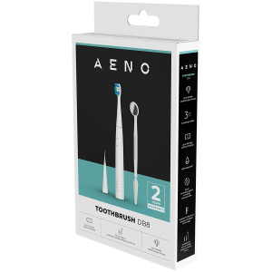 AENO Sonic Electric toothbrush, DB8: White, 3modes, 3 brush heads + 1 cleaning tool, 1 mirror, 30000rpm, 100 days without charging, IPX7