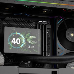 Thermalright водно охлаждане Water Cooling WONDER VISION 360 UB ARGB Black - 6.67 inch Curve OLED Display