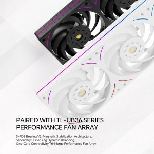 Thermalright водно охлаждане Water Cooling WONDER VISION 360 UB ARGB Black - 6.67 inch Curve OLED Display