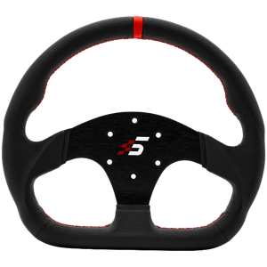 SIMAGIC D-Shaped Steering wheel without HUB, 325mm, Leather. S403