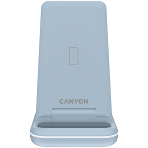 CANYON wireless charger WS-304 15W 3in1 Blue