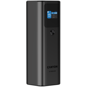 CANYON power bank PB-2010 TFT 27000 mAh 97.2Wh PD140W QC 3.0 Dark Gray