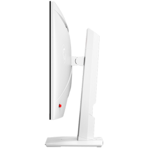 MSI MAG 274QRFW Gaming Monitor, 27" 180Hz, WQHD (2560x1440) 16:9, Rapid IPS Anti-glare, 1ms, 400nits, 1000:1, 178/178, AMD FreeSync, DisplayHDR 400, Adjustable Stand, 1x DP, 2x HDMI, 1x Headphone out, White, 3Y Warranty