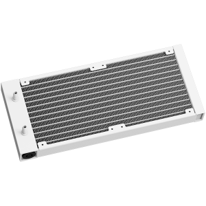 DeepCool LT520 WH, 240mm CPU Liquid Cooler, 2x120mm FK120 PWM FDB Fans, ARGB Multidimensional Infinity Mirror Top Cap, White, LGA 2066/2011-v3/2011/1700/1200/115x, AMD sTRX4/sTR4/AM5/AM4, 5Y,R-LT520-WHAMNF-G-1