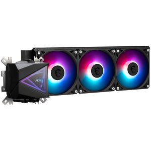 MSI MAG CORELIQUID I360 3x 120mm ARGB Fans, Aluminium Radiator, Loop Dynamic Bearing, Intel LGA 1150/1151/1155/1156/1200/1700/1851, AMD AM5/AM4, 3Y Warranty