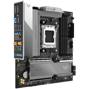 SAPPHIRE AMD B850M AM5 NITRO+ Ryzen R9/R7/R5, 4x DDR5 8000MHz, PCIE 5.0 x 16, 1x M.2 Gen5, 1x M.2 Gen4, LAN 2.5 Gbps, WIFI6, USB, Micro-ATX