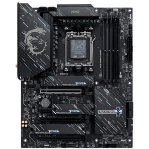 MSI X870E GAMING PLUS WIFI, ATX, Socket AM5, 4x DDR5 Dual Channel DDR5 up to 8200(OC)MHz, 3x PCIe x16 slot, 3x M.2 slot, 4x USB 2.0, 2x USB 5Gbps, 2x USB 10Gbps, 1x 20Gbps Type-C, 1x 40Gbps Type-C, HDMI, 7.1 HD Audio, 5G LAN, WiFI 7, BT, 3Y