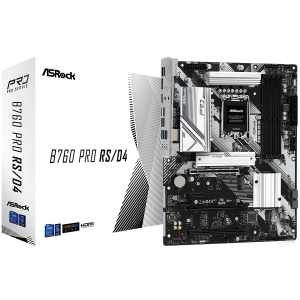ASROCK MB Desktop B760 Pro RS (S1700, 4x DDR4, 2x PCIe 4.0 x16, 1x PCIe 3.0 x16, 1x PCIe 3.0 x1, 2x Hyper M.2 PCIe Gen4x4, 1x M.2 PCIe Gen 4x2, 4x SATA3, 2x USB-C , 7x USB 3.2, 4x USB 2.0, 1xRJ-45 2.5GB, 1x HDMI, 1x DP, ATX