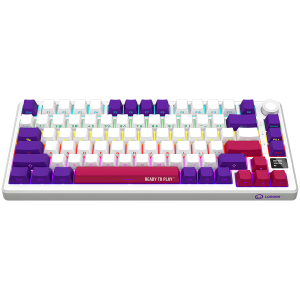 LORGAR KBP7075W, Wireless 75% Mechanical Gaming Keyboard Pro, White, EN layout