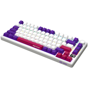 LORGAR KBP7075W, Wireless 75% Mechanical Gaming Keyboard Pro, White, EN layout