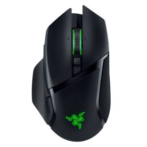 Razer Basilisk V3 Pro - Ergonomic Wireless Gaming Mouse, Razer HyperSpeed Wireless, Bluetooth, Speedflex Cable USB Type C, Razer Chroma RGB, Focus Pro 30K Optical Sensor, 30000DPI,  Optical Mouse Switches Gen-3, 4-way Razer HyperScroll tilt wheel