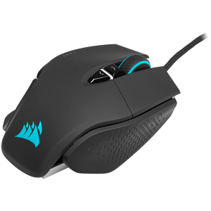 CORSAIR M65 RGB ULTRA, Backlit RGB LED, Optical, Silver ALU, Black