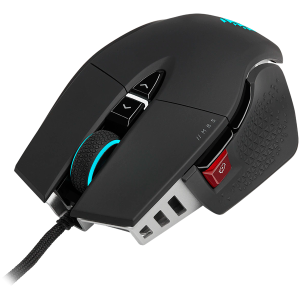 CORSAIR M65 RGB ULTRA, Backlit RGB LED, Optical, Silver ALU, Black