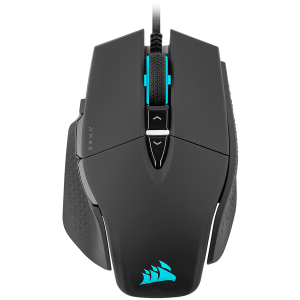 CORSAIR M65 RGB ULTRA, Backlit RGB LED, Optical, Silver ALU, Black