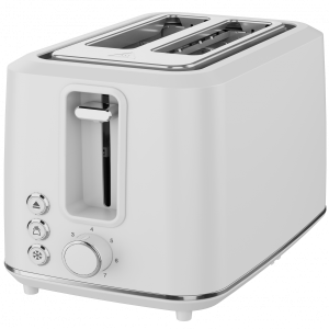 Electric Toaster, white, 220-240V, 50-60Hz, 920-1080W, 2 slots, 3 modes, 7 browning levels