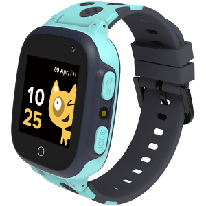 CANYON Sandy KW-34, Kids smartwatch, 1.44 inch colorful screen,  GPS function, Nano SIM card, 32+32MB, GSM(850/900/1800/1900MHz), 400mAh battery, compatibility with iOS and android, Blue, host: 52.9*40.3*14.8mm, strap: 230*20mm, 42g
