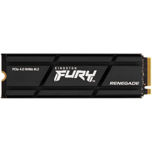 Kingston FURY Renegade 1TB SSD with Heatsink, M.2 2280, PCIe 4.0 NVMe, Read/Write 7300/6000MB/s, Random Read/Write: 900K/1000K IOPS