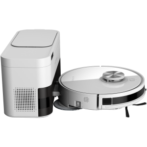 Robot Cleaner w/Dust Collector, white, 2in1 and dust tank, 4000pa, 3200mAh battery