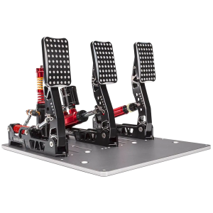 SIMAGIC Crimson Edition, Hydraulic Tri-pedal Set, 200kg Loadcell, Standard Throttle Plate. S310