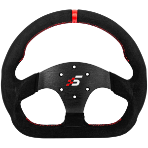 SIMAGIC D-Shaped Steering wheel without HUB, 325mm, Suede. S404