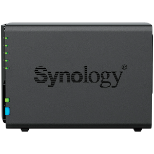 Synology DS225+, Tower, 2-bays 3.5'' SATA HDD/SSD, CPU Inte Celeron J4125 4-core (4-thread) 2.0 GHz, burst up to 2.7 GHz, 2 GB DDR4 non-ECC (expandable up to 6 GB), 1xRJ-45 1GbE LAN, 1xRJ-45 2.5 GbE LAN, 2xUSB 3.2 Gen 1, 1.3 kg, 3yr warranty