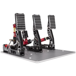 SIMAGIC Crimson Edition, Hydraulic Tri-pedal Set, 100kg Loadcell, Standard Throttle Plate. S309