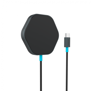 CANYON wireless charger HEXAGON 110 Dark Gray Blue