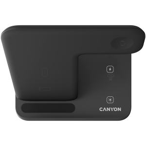 CANYON wireless charger WS-303 15W 3in1 Black