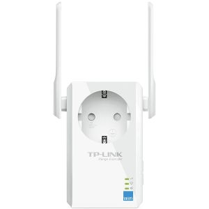 Repeater TP-Link TL-WA860RE, 300Mbps Wireless N Wall Plugged Range Extender with AC Passthrough, QCA(Atheros), 2T2R, 2.4GHz, 802.11n/g/b, Ranger Extender button, Range extender mode, with 2 fixed Antennas