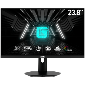 MSI G244F E2 Gaming Monitor, 23.8" 180Hz, FHD (1920x1080) 16:9, Rapid IPS Anti-glare, 1ms, 300nits, 1000:1, 178/178, Adaptive-Sync, Tilt, 1x DP, 2x HDMI, 3Y Warranty