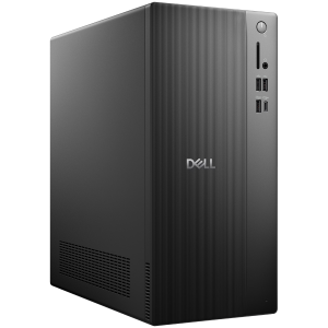 Dell Tower (ECT1250), Intel Core i3 14100 (4C, 8T, 12MB cache, up to 4.7GHz), 8GB (1x8GB) DDR5, 512GB M.2 SSD, Intel UHD Graphics 730, Wi-Fi+BT, BG KBD+Mouse, Ubuntu, 3Y ProSupport