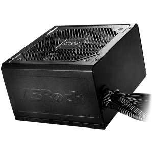 Asrock PRO-650B, 650W, 80 Plus BRONZE, Non Modular PSU, 1x EPS 12V CPU(4+4pin), 2x PCIe (6+2pin), 2x 4-pin connectors, 4x SATA, OCP, SCP, OVP, UVP, OTP, OPP protections, 120 mm Fan, ATX 3.1, 3Y warranty