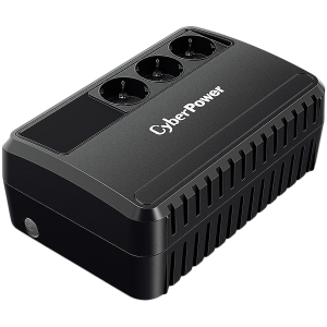 CyberPower UPS with AVR, 650VA/360W, Line-Interactive, 3x Schuko, Runtime at 90W ( min ):18, Surge and Spike protection; GreenPower UPS; BU650EG
