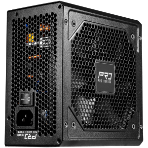 Asrock PRO-750B, 750W, 80 Plus BRONZE, Non Modular PSU, 1x EPS 12V CPU(4+4pin), 2x PCIe (6+2pin), 2x 4-pin connectors, 4x SATA, OCP, SCP, OVP, UVP, OTP, OPP protections, 120 mm Fan, ATX 3.1, 3Y warranty