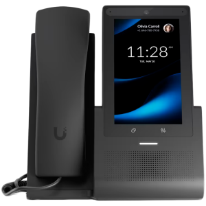 Ubiquiti UniFi UTP-G3-Touch-Pro desktop smartphone for UniFi Talk, featuring a 5inch touch display and seamless integration with UniFi applications