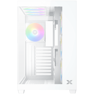 Aqua V Air Arctic (White, ATX, U3x2+Type C, 2PCS TG, 6PCS Z22A Arctic Reverse & 1PC Z22A Arctic & ARGB Remote Control Kit)