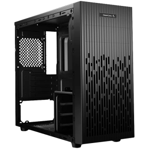 DeepCool MATREXX 30, Mini Tower, Mini-ITX/Micro-ATX, 1x USB2.0, 1x USB3.0, 1x Audio, 1x Mic, 1x120mm Pre-Installed Black Fan, Tempered Glass, Mesh Panel, DP-MATX-MATREXX30