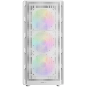 COUGAR AIRFACE PURE RGB PC Case, Mid Tower, White