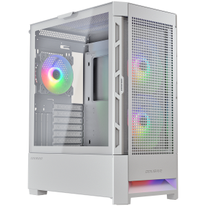 COUGAR AIRFACE RGB PC Case, Mid Tower, White