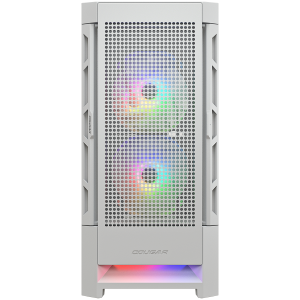 COUGAR AIRFACE RGB PC Case, Mid Tower, White