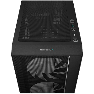 DeepCool MATREXX55 MESH V4 C, Mid Tower, Mini-ITX/Micro-ATX/ATX, 1xUSB3.0, 1x Type-C, 1xAudio, LED Button, 3x140mm ARGB Fans, 1x120mm ARGB Fan, ARGB LED Strip, Tempered Glass, Mesh Panel, Black, R-MATREXX55-BCAGA4-G-4