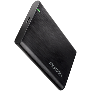 AXAGON EE25-A6C USB-C 3.2 Gen 1 - SATA 6G 2.5" External SCREWLESS ALU RAW box BLACK