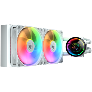 COUGAR POSEIDON ELITE ARGB 240 White AiO Liquid Watercooling