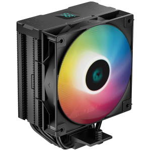 DeepCool AG400 DIGITAL ARGB, CPU Air Cooler, 1x120mm FK120 PWM FDB Fan, Addressable RGB LED, TDP 240W, 4 Heatpipes, Hydro Bearing, LGA1700/1200/1151/1150/1155, AMD AM5/AM4, 3Y, R-AG400-BKADMN -G-1