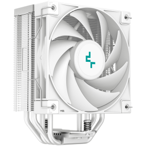 DeepCool AK400 WH, CPU Air Cooler, 1x120mm PWM Fan, TDP 220W, 4 Heatpipes, White, LGA1700/1200/115x, AMD AM5/AM4, 127x97x155 mm(LxWxH), 3Y, R-AK400-WHNNMN-G-1