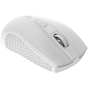 CANYON MW-7, 2.4Ghz wireless mouse, 6 buttons, DPI 800/1200/1600, with 1 AA battery ,size 110*60*37mm,58g,white