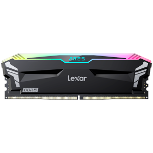 Lexar 32GB Kit (2x16GB) Ares DDR5 6000 CL32 1.35V heatsink, Non-RGB lighting, Dual pack, Black Color