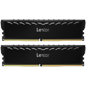 Lexar 2x8GB THOR DDR4 3600 UDIMM XMP Memory with Black heatsink. Dual pack