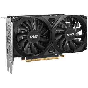 MSI Video Card Nvidia GeForce RTX 3050 VENTUS 2X E 6G OC, 6GB GDDR6, 96bit, Boost: 1492 MHz, 2304 CUDA Cores, PCIe 4.0, 1x DP 1.4a, 2xHDMI 2.1a, RAY TRACING, Dual Fan, 300W, 3Y