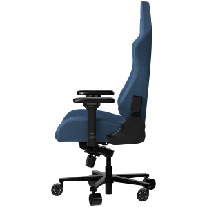 LORGAR Ace 422, Gaming chair, Anti-stain durable fabric, 1.8 mm metal frame, multiblock mechanism, 4D armrests, 5 Star aluminum base, Class-4 gas lift, 75mm PU casters, Blue